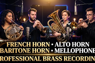 record live french alto baritone horn mellophone for your country song