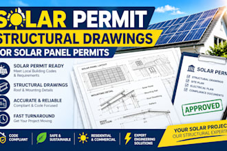 provide structural engineering letter and engineer report for solar permits plan