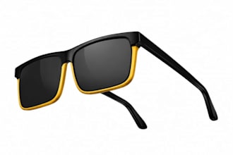create 3d sunglasses, 3d eyewear design, 3d modeling for manufacturing