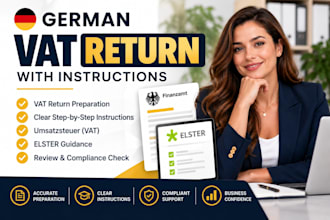 prepare your german vat return with instructions