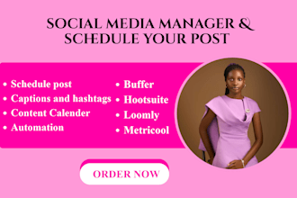 schedule post, schedule content via metricool and be your social media manager