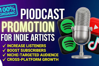 spotify youtube podcast promotion for independent artist to grow new listeners