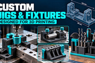 design 3d printable jigs, fixtures and custom tool holders