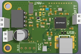 design pcb for nrf52840 ble wearables, sensors and low power iot using kicad