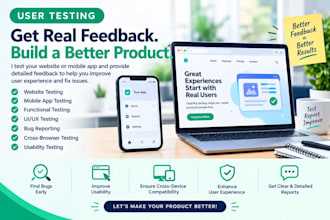 perform comprehensive user testing