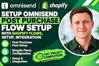 do omnisend post purchase flow setup omnisend shopify flows integration setup