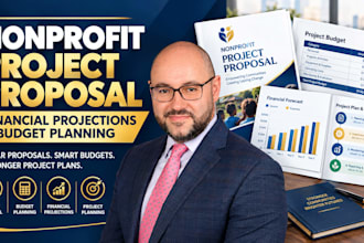 write a nonprofit project proposal and financial projections
