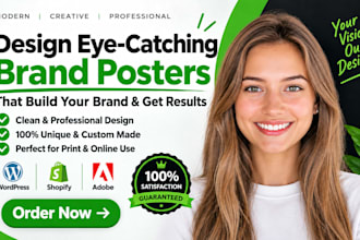 design promotional poster brand poster marketing poster redesign