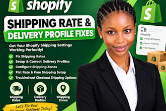 fix shopify shipping rates, delivery profiles and shipping settings