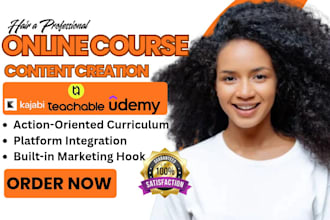 create a business online course and upload to kajabi teachable udemy