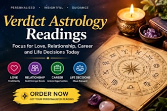 do verdict astrology reading focus for love, relationship, career, life decision