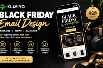 design klaviyo black friday email templates do figma to klaviyo email design
