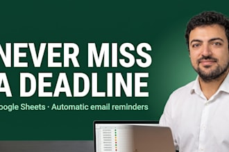 build a google sheets deadline tracker with automatic email reminders