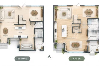 create architectural floor plans for home additions and renovations