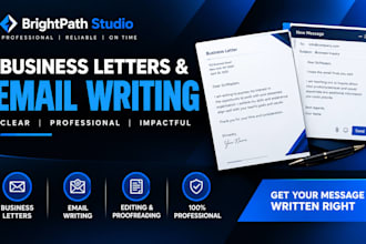write professional business letters and emails