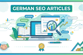 write high quality SEO german blog posts and articles