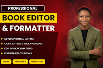 do book editing, book formatting, and KDP book formatting