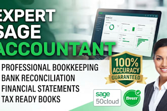 be your expert sage accountant for bookkeeping