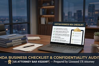 prepare a custom nda requirements checklist for your business