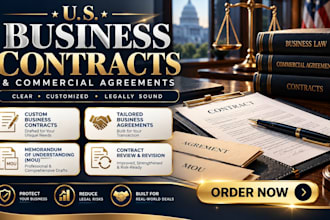 draft a US memorandum of understanding or mou for your business venture