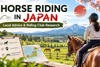 advise you on horse riding and riding clubs in japan