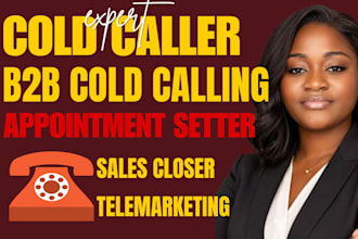 do b2b cold calling appointment setter b2b cold caller outbound sales