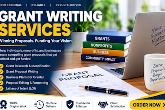 write nonprofit grant proposal, grant research, grant application