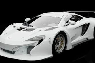 create photorealistic car models and high quality automotive cgi rendering