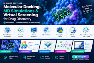molecular docking, MD simulations, and virtual screening service drug discovery