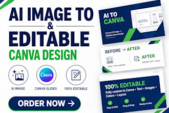 recreate ai images into editable canva designs