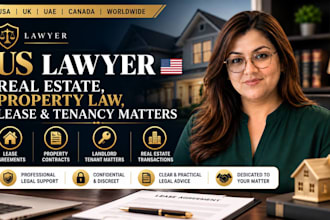 be your lawyer for real estate, property law, lease, landlord and tenancy matter