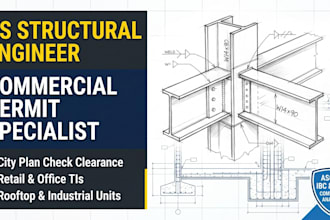 engineer commercial tenant improvements and structural modifications for permit