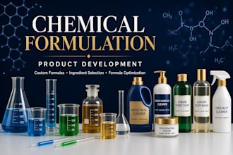 develop custom chemical formulations and industrial product formulas