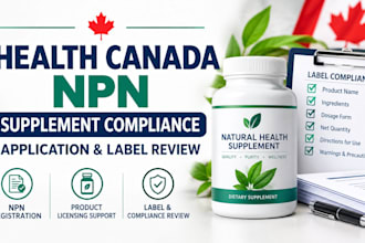 do health canada npn registration, supplement product approval and compliance