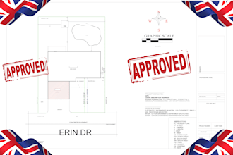 draw UK flat conversion plans for planning permission and building regulations