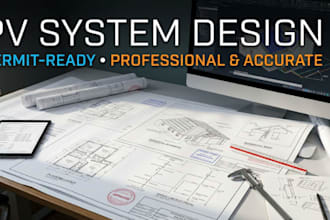 deliver a professional pv system design with permit ready documentation