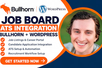 do bullhorn wordpress job board candidate application ats integration automat