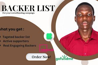 research and build a targeted crowdfunding email list reliable for your project