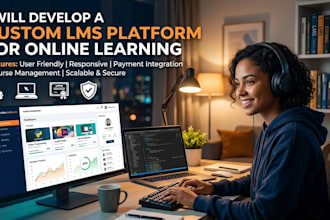 develop a custom lms platform for online learning