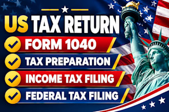 prepare us tax return individual tax filing form 1040 income tax preparation