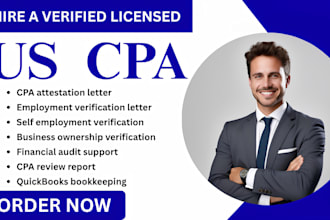sign US CPA mortgage letters comfort letters and income verification