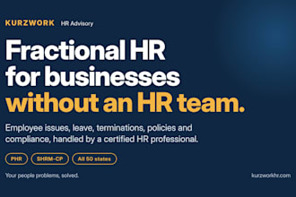 be your fractional HR consultant