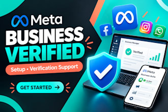 do your meta business verification, whatsapp api, domain verification as manager