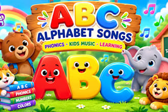 create fun abc alphabet songs and phonics music for kids