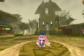 make lowpoly psx anime rpg avatar character for indie game environment hub asset
