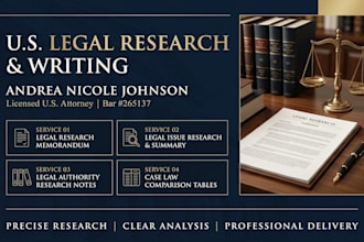 provide expert legal research and legal document support