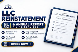 do llc reinstatement and file annual report