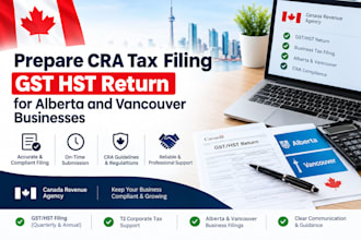 prepare cra tax filing gst hst return for alberta and vancouver businesses