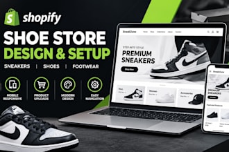 build a shopify shoe store for sneakers and footwear brands