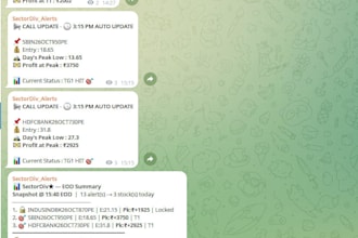 setup a custom telegram bot for crypto automation